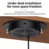 Universal Hide Wireless Phone Chargers 10W Quick Charge Under Desk Install For Multiple Surfaces Keep Workspaces Clean