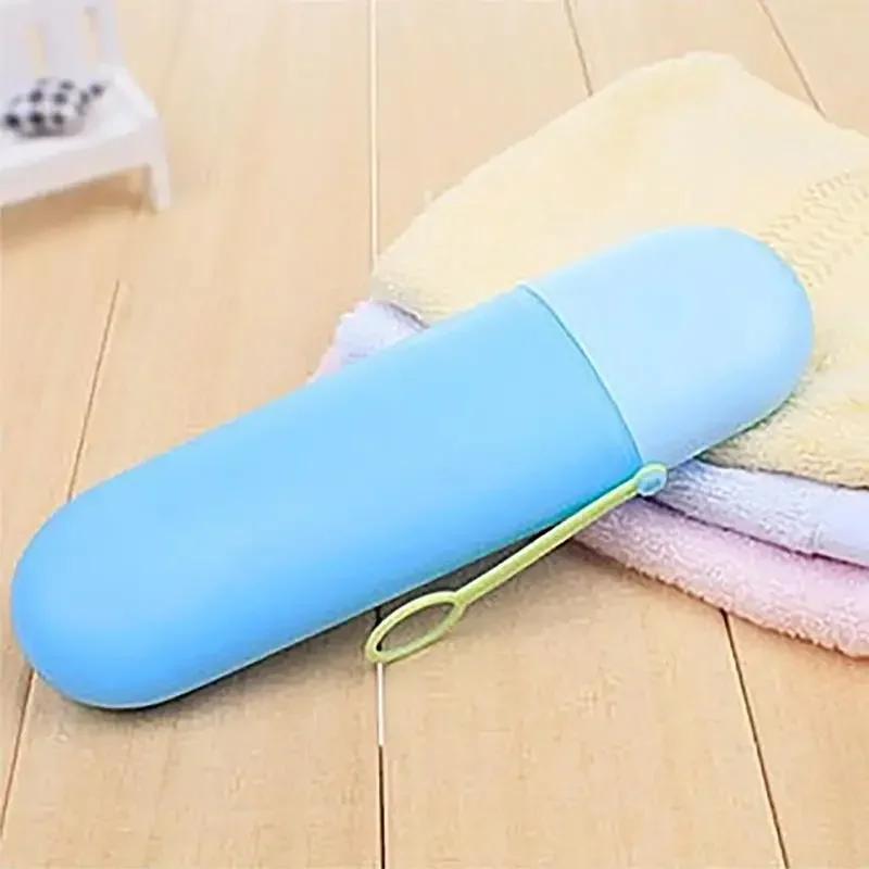Portable Toothbrush Toothpaste Case Cover Holder, Hiking Camping Toothbrush Storage Box, Wash Cup, Cosmetic Capsule Case