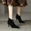 Scarpe a punta, Stivali con tacco basso, Scarpe da donna, Nuovo stile, Tacchi alti, Stivaletti alla caviglia