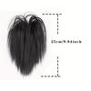 MERISIHAIR Synthetic Messy Hair Buns Extensions Straight Hair Pieces For Women Claw Clip Ponytail Hair Buns For Daily Use Hair