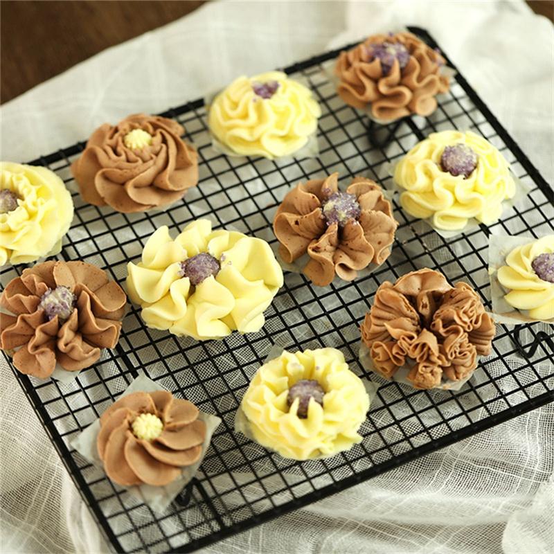 New 14pcs Home DIY Flower Cup Ice Cream Mold Cake Decorating Pastry Nozzles Tools