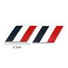 1 Pair 3D Metal National Flag Car Badge Sticker Side Fender Emblem Decal High-Quality Automotive Styling Accessories