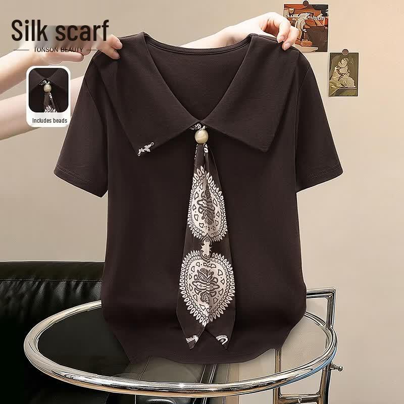 Women s Slim Fit Polo T-Shirt M кофейный