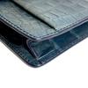 VERSACE logo Bag Clutch Bag with Strap Clutch bag Embossed Leather blue
