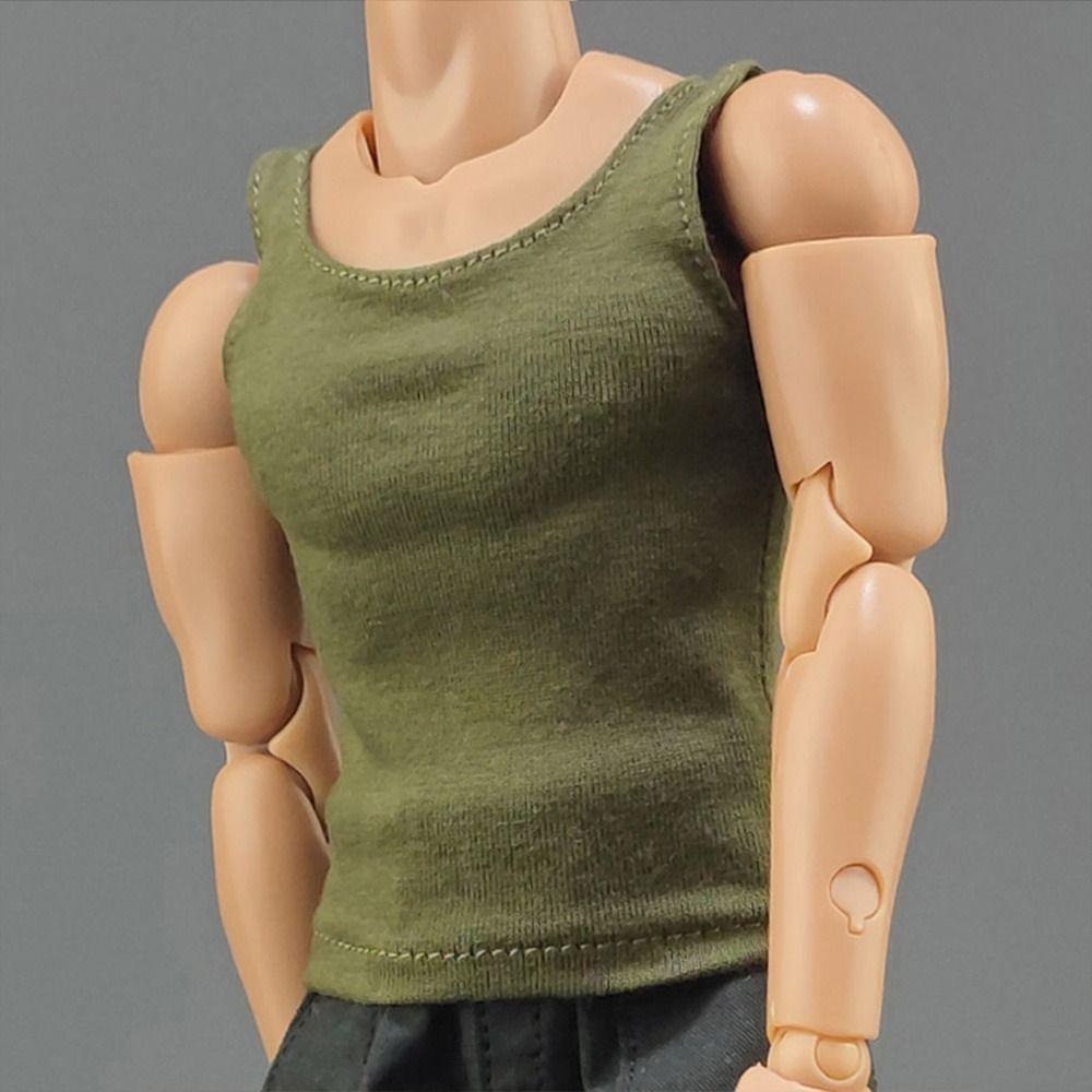 Tops Doll Sports Bottom Soldier Casual T-shirt 1/6 Miniature Clothing Soldier Figure Accessory