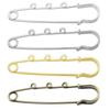 3 Hole Brooches for Jewelry Making DIY Creative Accessories Women's Handmade Pins and Brooches 64*16 Mm 2024