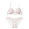 French Sexy Lingerie Set Big Chest Small Anti-sagging Sexy Lace Push-up Bra Breathable Sexy Panties