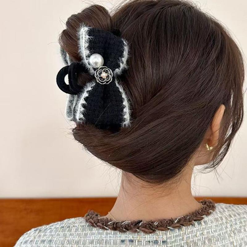Vintage Elegantní Látková Mašlička do Vlasů Exquisite Kaméliový Květ Klip do Vlasů Pro Ženy Dívky Temperamentní Pokrývka Hlavy Vlasové Doplňky