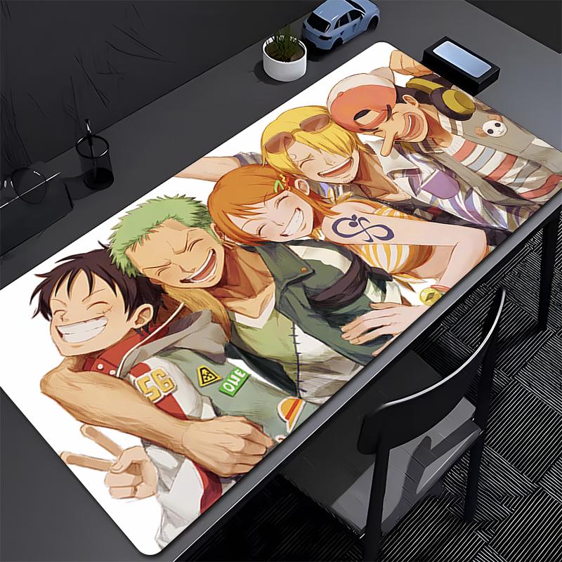 Popular Anime Mouse Pad Office Laptop Gamer Keyboard Mousepad Pc Computer Desk Mat Gaming Pad One Piece Mouse Mats For Best Gift
