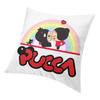 Moderní Funny Love Pucca a Garu povlak na polštář na pohovku Polyesterová TV Animace Pouzdro na polštář Anime povlak na polštář do obývacího pokoje