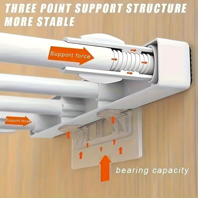 14pcs Transparent Acrylic Shelf Brackets - Non-Drilling Adhesive Mounting Hardware for Kitchen Cabinets, Bookshelves & Home Organization