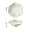 Nordic Ceramic Lotus Flower Jewelry & Snack Tray - Blue/Pink Storage Dish