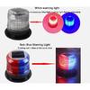 Feu d'avertissement stroboscopique à énergie solaire Aimant de toit de voiture Lumière stroboscopique LED Feu de balisage LED clignotant pour accessoire de Voiture Camion
