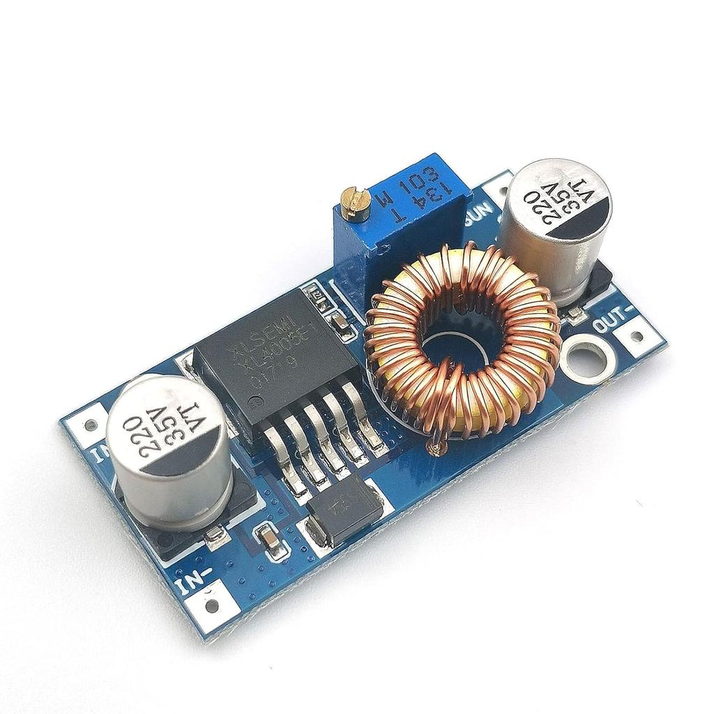 KIRO&SEEU XL4005 DSN5000 Beyond LM2596 DC-DC Adjustable Step-Down Power Supply Module 5A High Current High Power