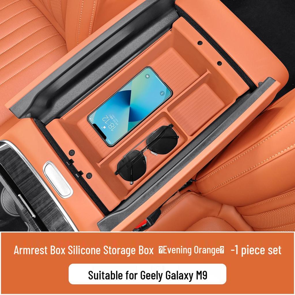 Geely Galaxy M9 Silicone Armrest Protective Pad & Storage Box Accessories