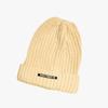 New Autumn and Winter Letter Knitted Big Hat Brim Big Head Circumference Warm Wool Hat for Women Versatile Ear Protection Students