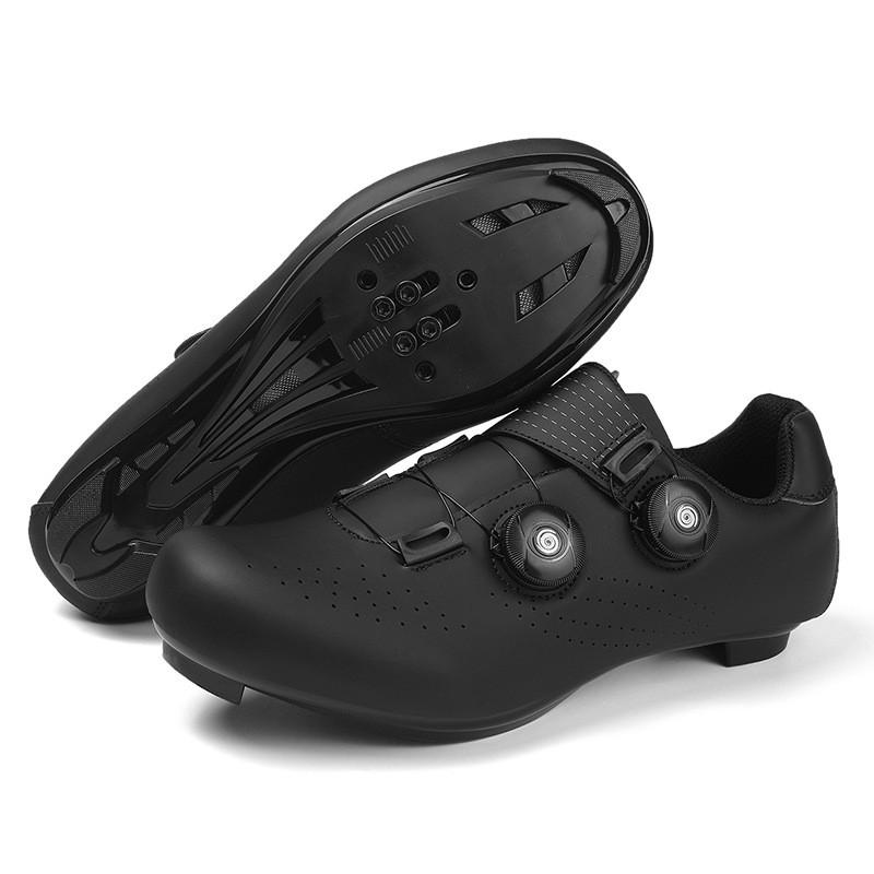 Men Women Cycling Shoes Road Mountain Bike Breathable Stiff Sole Clipless Compatible Outdoor Riding Footwear