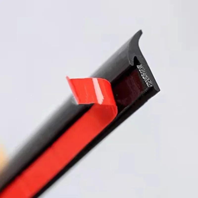 5m Auto Gummi Dichtleiste T-Form Klein Schräg Auto Dichtung Wetterleiste Auto Stoßstange Kotflügelverbreiterung Radlauf Zierleiste Dichtstoffe