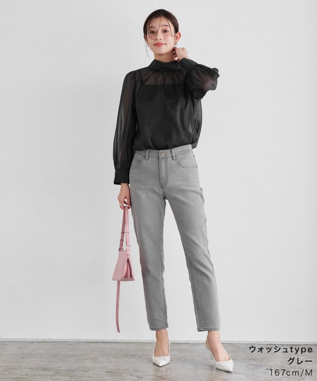 Pierrot Stretch Tapered Denim Size Medium Jeans, Women's, S, Medium/Blue,