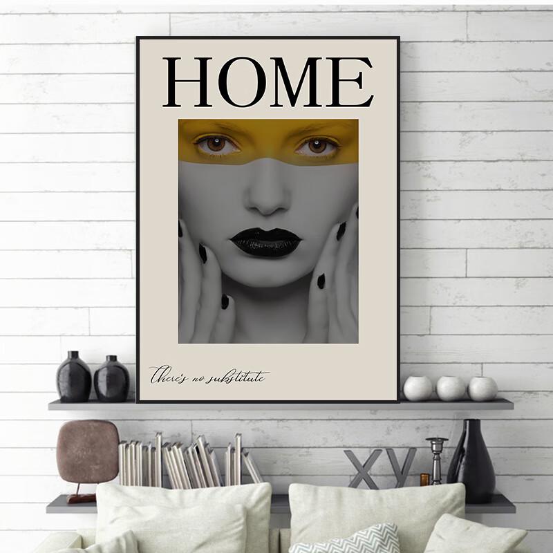 Miling Abstract Fashion Lady Line Art Wall Decor