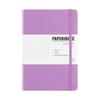 PAPERIDEAS A5 Hardcover Notebook, (Horizontal Lined, Lilac)