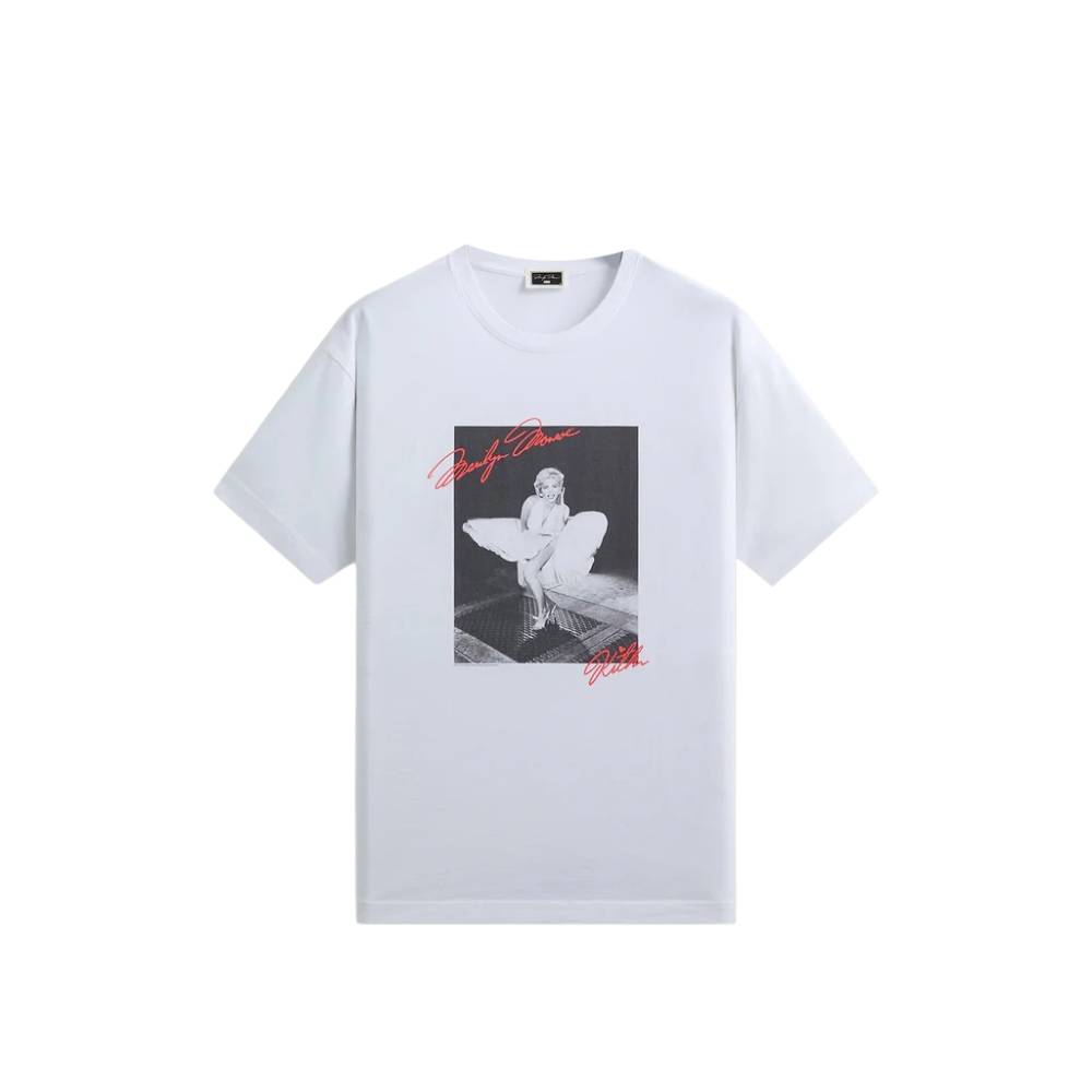Kith For Marilyn Monroe Skirt Tee White Men Tops KHMA030004-101 L