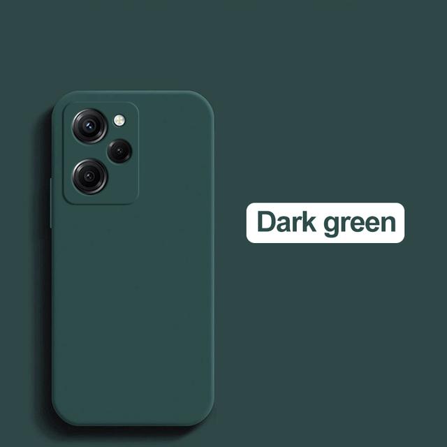 Firkantet full beskyttelsesdeksel Flytende silikon telefonveske for POCO X5 PRO 5G X5Pro X 5 POCOX5PRO 5G 6,67 TOMMES