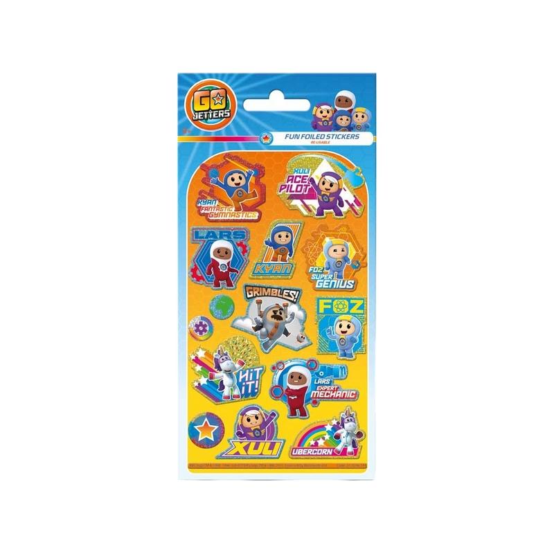 Go Jetters Morsomt foliefigurklistremerkesett