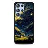 Starry Night Van Gogh Art Case for Samsung Galaxy S23 S21 S20 FE S24 S22 Ultra S10 S10e S9 Plus Soft Black TPU Phone Cover
