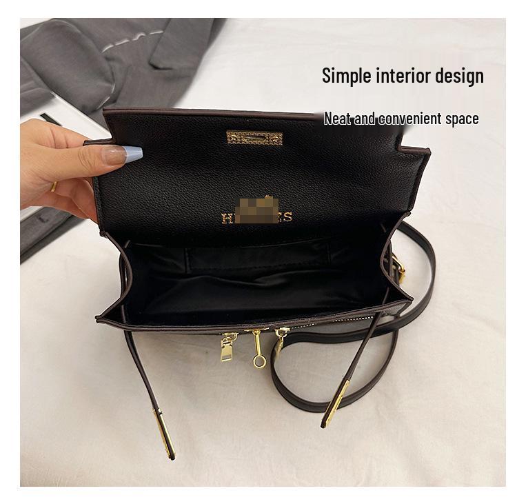 Women's Classic Kelly Style Crossbody Bag - Versatile Shoulder Handbag for Trendy Work & Commute