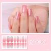 Nail Polish Sticker Self-Adhesive Nail Sticker Manicure Sticker Full Nail Wraps Waterproof Nail Strips with Nail File