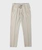 PANICALE Beige Elastic Cotton Pants