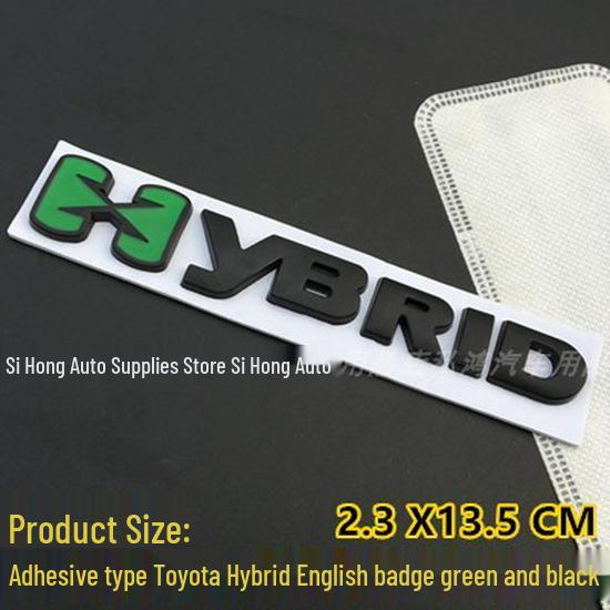 Compatible Metal Hybrid Car Logos for Camry, Reiz, Corolla, Levin – HYBRID Stickers