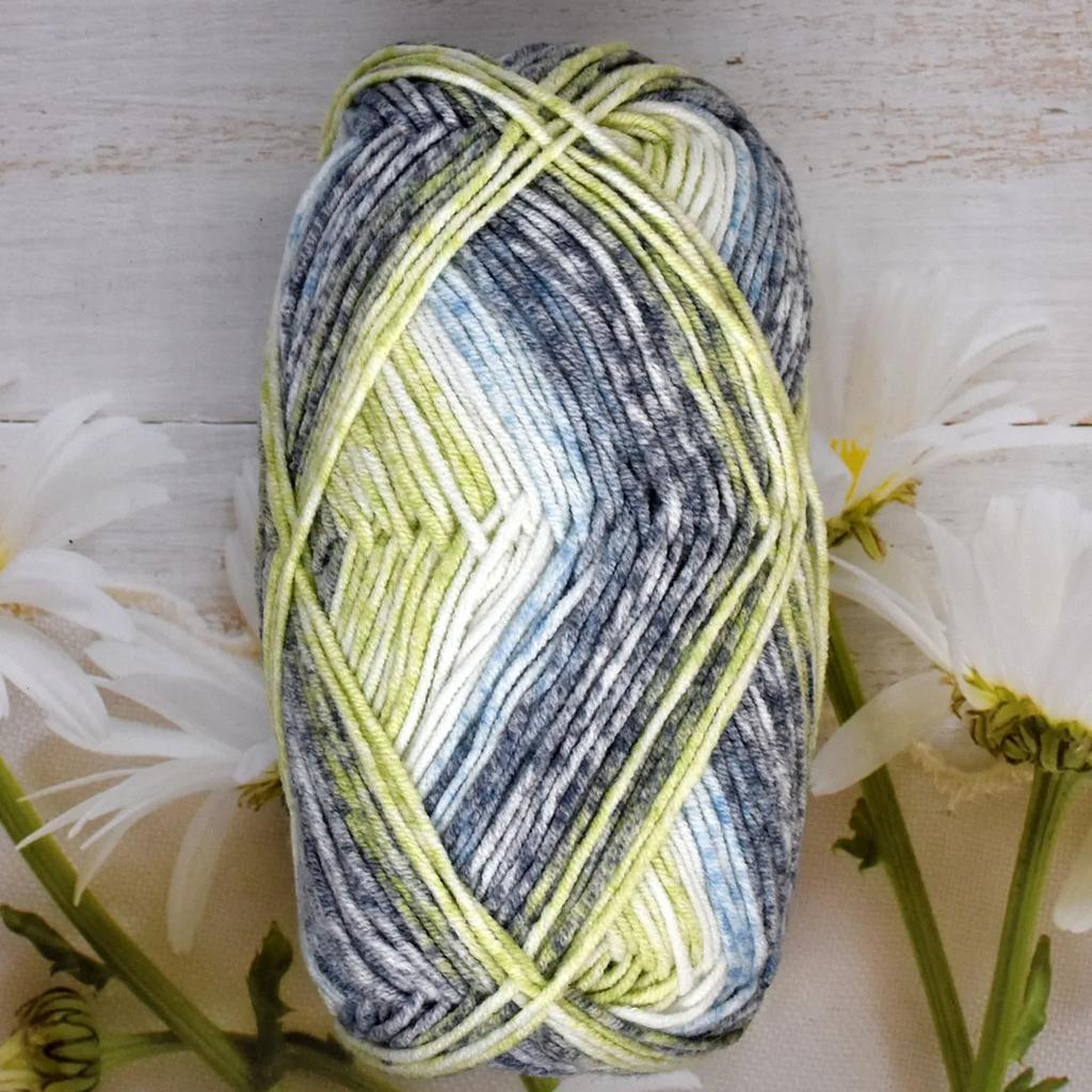 1pcs 40g 1.5mm Milk Cotton Yarn 4 Strands of Yarn Segment Dyed Gradient DIY Jewelry Accessory 60% Cotton 40% Acrylicr 120m/131yd