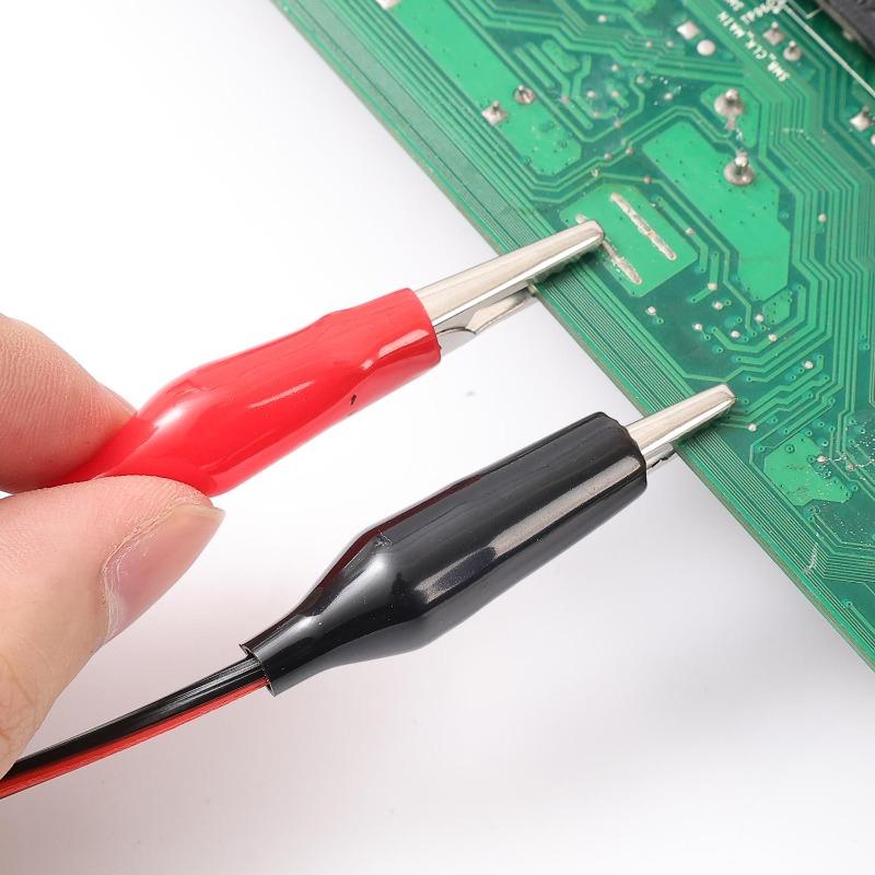 4mm Banana Plug To Alligator Clip Multimeter Test Leads Electrical Test Equipment Leads Oscilloscopes Two-End Connector Supplies