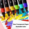 Non-toxic Acrylic Marker Pen Multiple Colors Soft Headed Marker  Kindergarten Painting