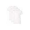 Solid Slim Fit Crew Neck Short Sleeve T-Shirt Three Pack Men Tops White NB4011E-100