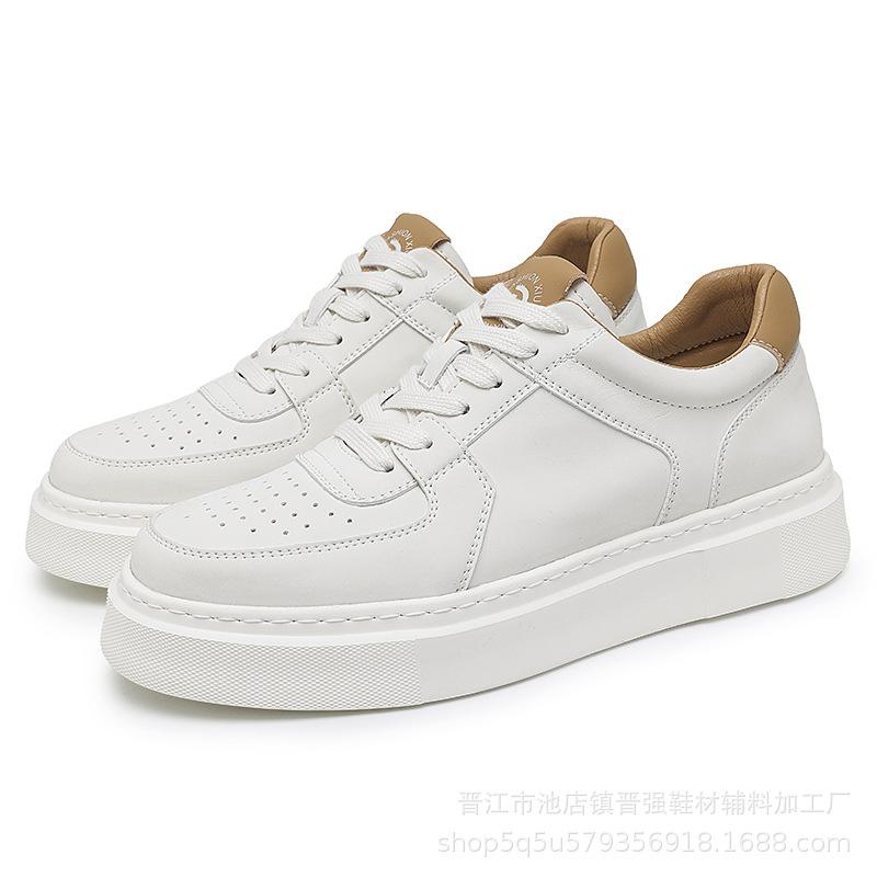 

New fashion board shoes early autumn breathable casual sports shoes trendy versatile low-top little white shoes men s simple trendy shoes 44 білий