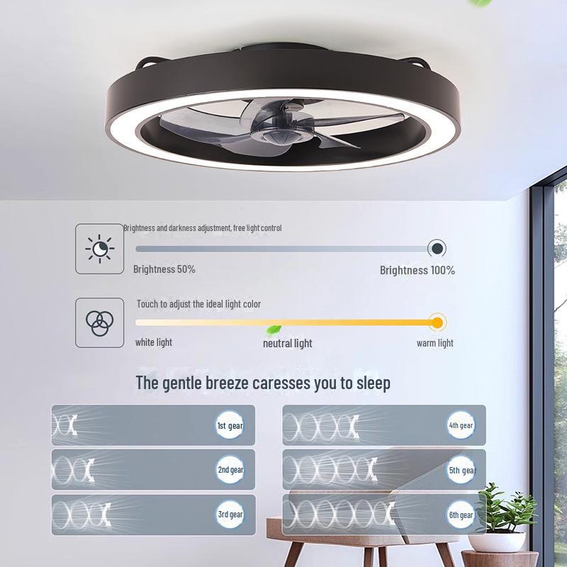 Integrated Ceiling Fan Lamp for Bedroom & Restaurant - 2024 Model