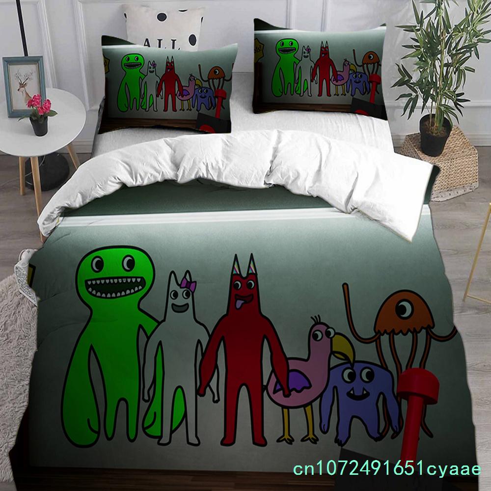 Game Garten Of Banban Bedding Sets Comforter Quilt Bed Cover Duvet Cover Pillow Case 2-3 Pieces Sets Kids Adult Size