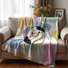 1PC Squich Cute Mallow Ultra Soft Sherpa Fleece Blanket Fluffy Warm Halloween Cozy Throw for Sofa Couch Bedroom Gift All Season
