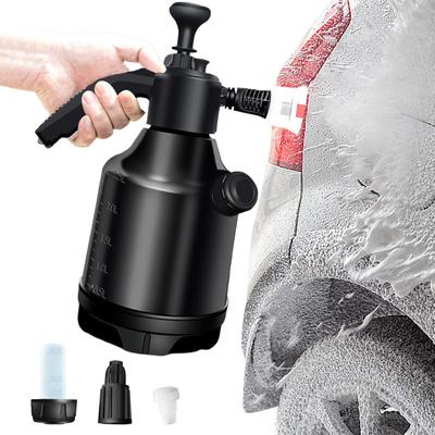 Car Foam Cannon Sprayer 3L Hand Pump Foam Blaster Multi-Use Foaming Spray Bottle Handheld Foam Blaster for Car Wash Cleaning