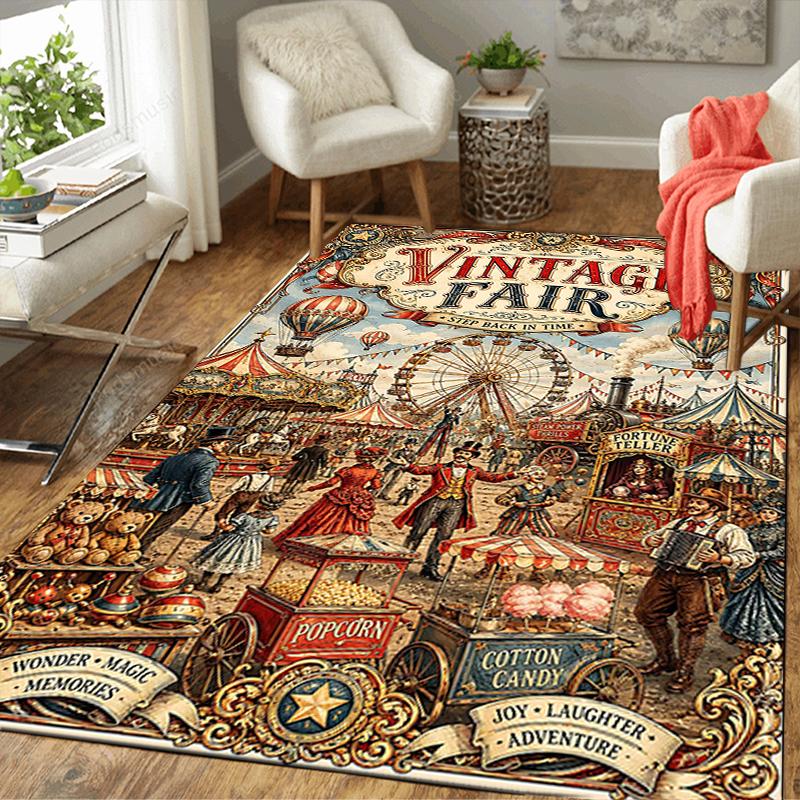 1Pc Winter Wonderland Rug Office Carpet Indoor Outdoor Doormat Nonslip Soft And Comfortable Living Room Christmas Halloween Gift D91835