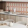 Self-Adhesive Vinyl Panel With Decorative Print 120x60 cm Diamond Pattern in a Grid
