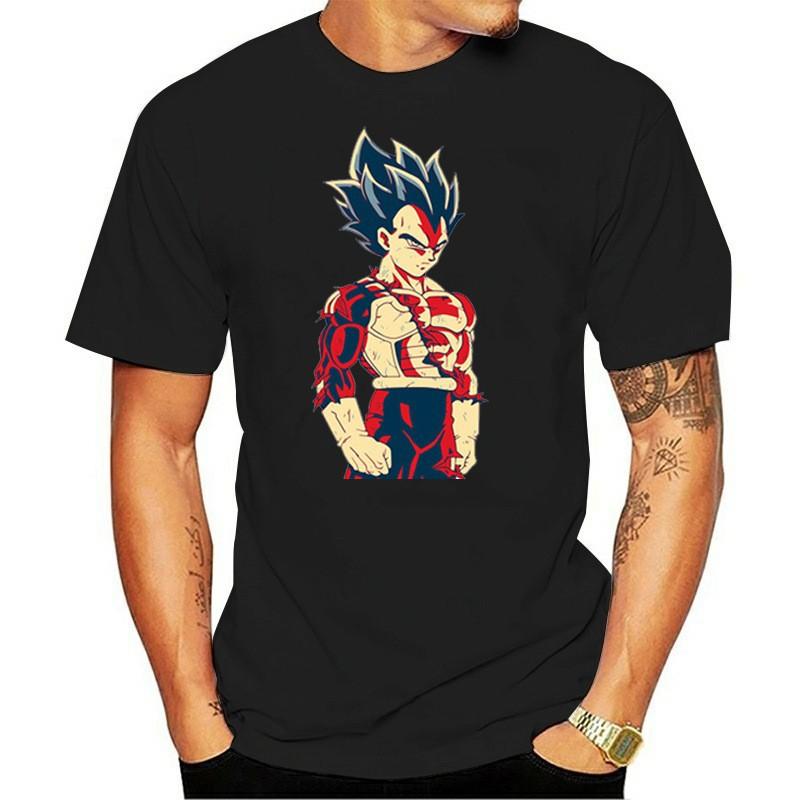 Dragon Ball Anime Printed Casual T-shirt Summer Round Neck Short Sleeve T-shirt Soft Breathable Cotton T-shirt