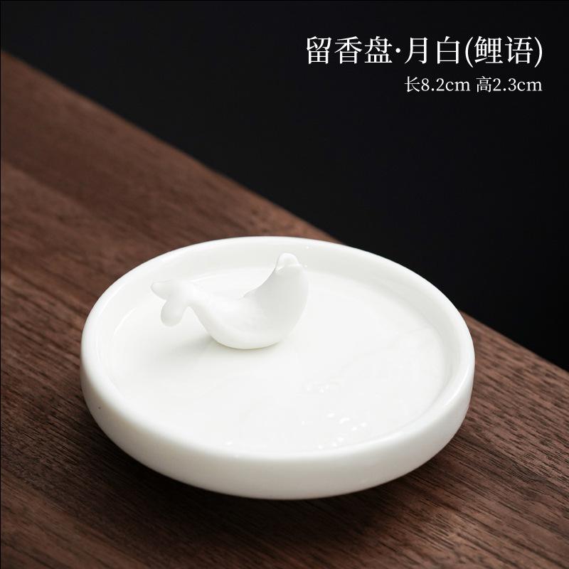 High Foot Discal Incense Holder Vintage Zen Garden Incense Burners Consecrate Smell Distributor Censer Buddhism Ornaments Craft