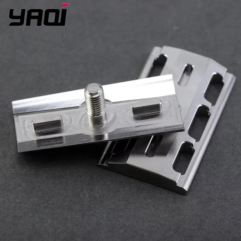 Yaqi  SLOPE 316 Stainless Steel Slant Safety Razor Head Stainless Steel Razor Yaqi Razor Stainless Steel