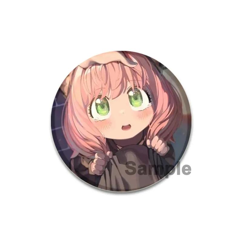 32/44/58mm SPY X FAMILY Enamel Pin Cute Anime Brooches Anya Forger Damian Lapel Pins Cartoon Badge Backpack Hat Jewelry Accessories Gift