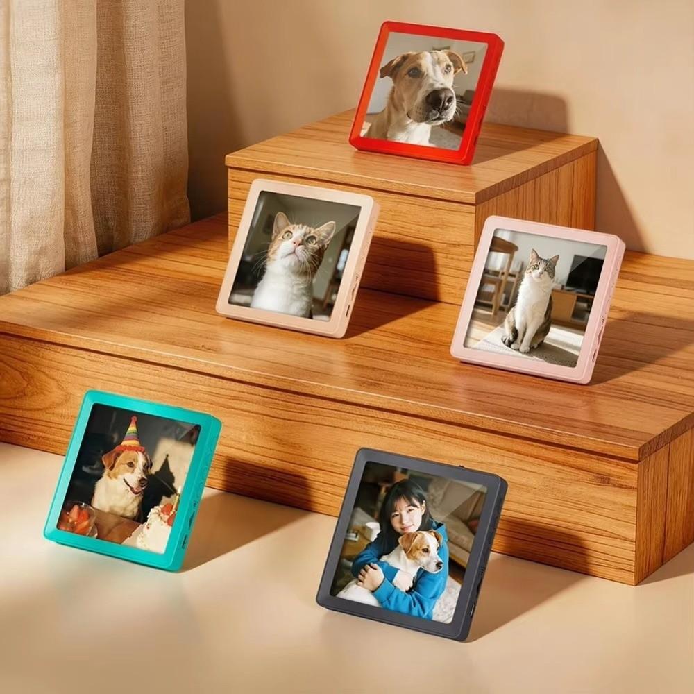 Fridge Magnet Electronic Photo Album Support Recording TF Card Magnetic Music Audio Gifts