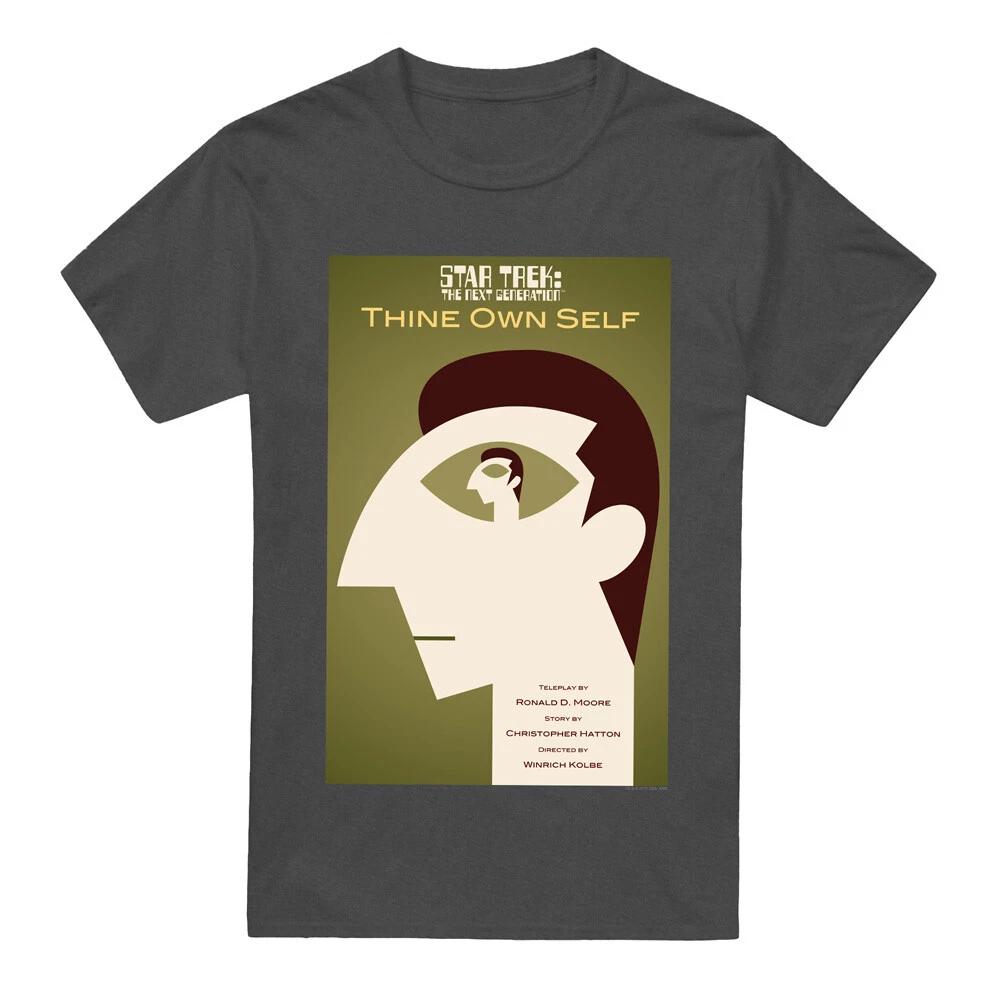 

Star Trek Tng Season 7 Episode 16 100% Cotton T-shirt Mens Tees Top S-3XL, Charcoal XL